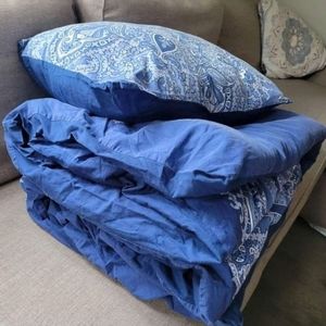 Pottery Barn Teen Duvet cover and sham TWIN